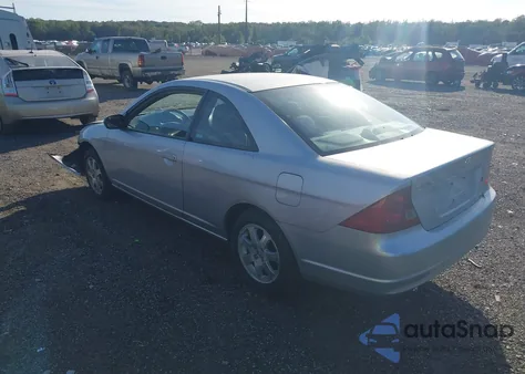 2003 Honda Civic Lx z USA, uszkodzony, nr VIN 1HGEM21563L081137